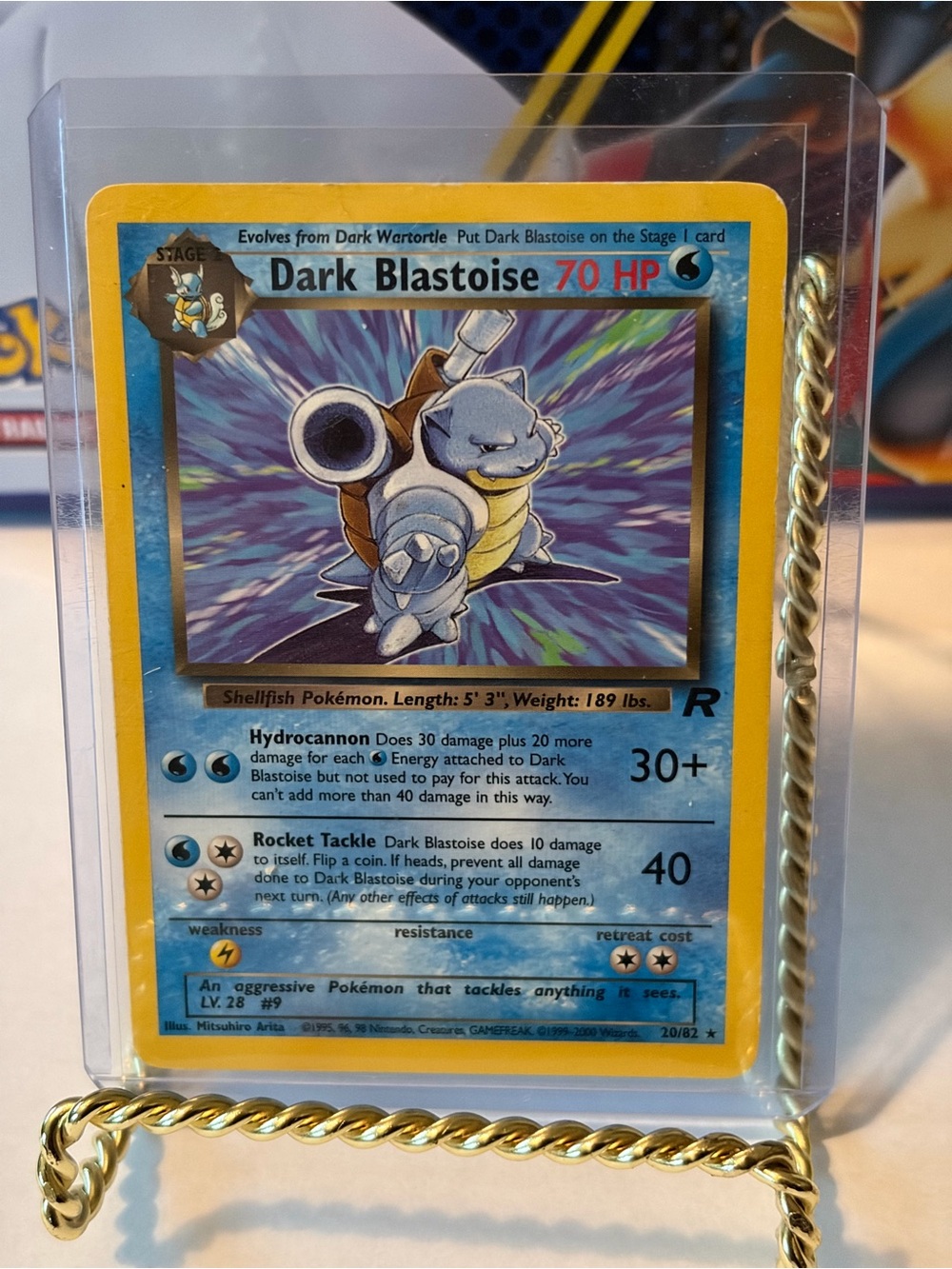 Dark Blastoise Trading Card - Non Holo Unlimited